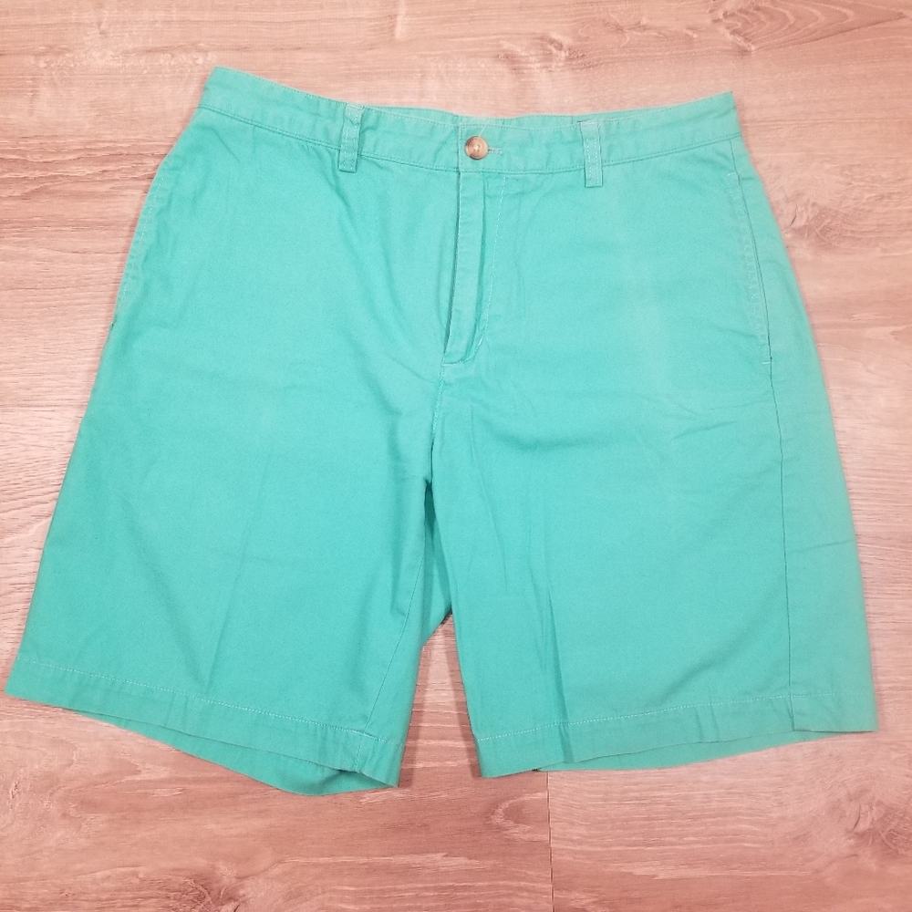 Vineyard Vines Club Shorts Mens Size 33 Teal Mint Green Golf Casual